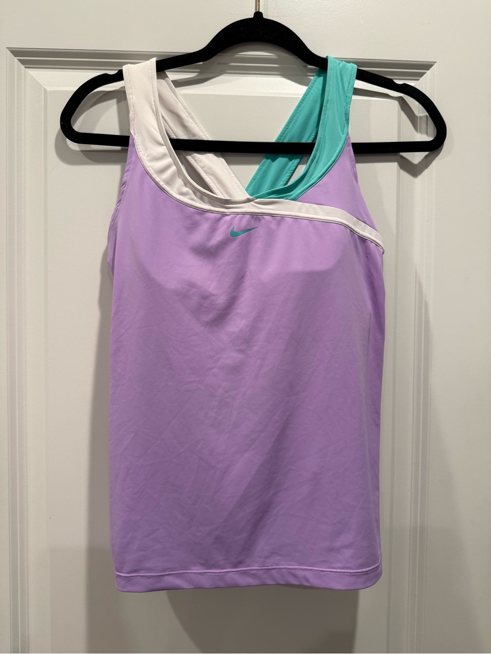 Nike Lavender Tank with Teal and White Accent